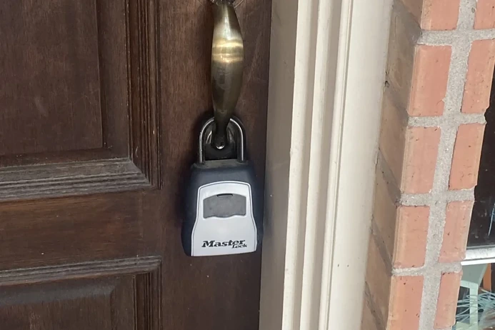 lock on door to keep squatters out