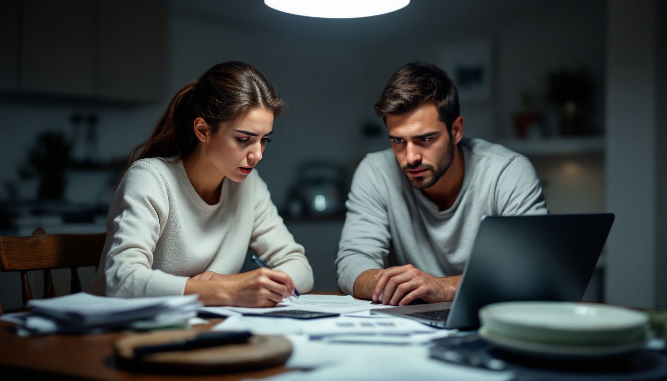 A couple discusses financing options for buying foreclosures with no money down. A couple discusses financing options for buying foreclosures with no money down.